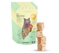 RumbleBox Friandises lyophilisées pour Chats - Pack XXL Foie de Poulet 100%, Mono-protéine (1 ingrédient Naturel), Riche en nutriments, sans Sucre ni céréales, hypoallergénique - 6 × 50 g