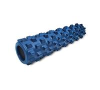 RumbleRoller Rouleau de mousse musculaire texturé 56 cm - Original Taille moyenne - Bleu