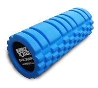 RumbleRoller Rouleau en mousse EVA à noyau solide avec texture grille/bosse, pour massage des tissus profonds et relâchement myofascial
