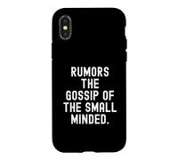 Rumeurs The Gossip of The Small Minded Bold Coque pour iPhone X/XS