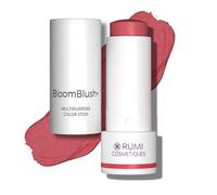 Rumi Cosmetiques BloomBlush+ Blush Stick 3 en 1 - Joues, paupières, lèvres - Blush crème pour peaux matures - Mélangable, hydratant, hypoallergénique (Berry Kiss)