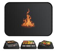 rumlick Tapis de table sous le gril pour Blackstone - Tapis de protection double face ignifuge pour comptoir d'extérieur, résistant à l'huile, imperméable, pour barbecue et réchaud de camping (76,2 x