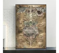 Rumlly Made In Abyss Carte Affiche Et Gravures Anime Peinture Sur Toile Mur Art Photo Pour La Décoration Intérieure Cuadros Salon Décoration 50x70cm Sans Cadre