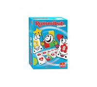 Rummi Junior, Version Fr - 40 Tuiles Avec Chiffres - Edition Voyage, Travel - Jeu Societe Educatif 4 Ans - Set Jouet Enfant + Carte