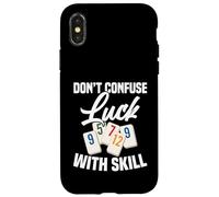 Rummikub Tile Game King with Skills Joker Rummikub Player Coque pour iPhone X/XS
