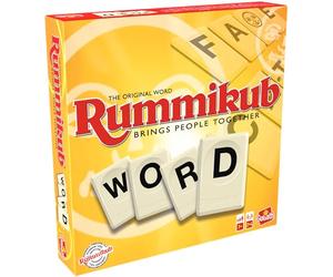 Rummikub Word - Version Multilingue Espagnole et Néerlandaise - Jeu De Société avec des Lettres - A Partir De 7 Ans - 2 à 4 Joueurs