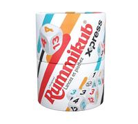 Rummikub Xpress, Jeu de dés Hasbro Officiel - Mini Jeu portatif Rapide - 1 à 2 Joueurs - 20 Min. - Jeux de Voyage familiaux - dès 7 Ans - Version française