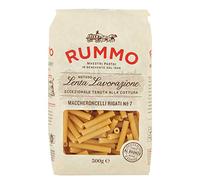 Rummo Maccheroncelli Rigati N° 7 - Pâtes Italiennes Cannelées, Maîtrisées pour une Absorption Maximale de la Sauce et une Richesse Suprême, 500 g (Paquet de 1)