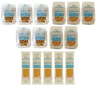 Rummo Pasta sans gluten Lot de 15 paquets de test Fusilli Penne Rigate Spagheti,pâtes italiennes sans gluten 400g