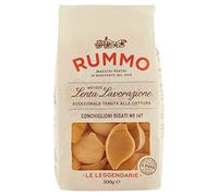 Rummo Pasta Conchiglioni Rigati N°147 Lot de 6 pâtes italiennes à base de semoule de blé dur, pâtes italiennes 500 g