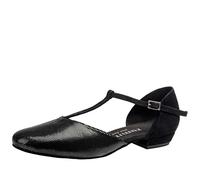 Rummos Femmes Chaussures de Danse Carol 061-024 - Diva Cuir/Nubuck Noir - Largeur régulière - 2 cm Bloc Talon - Pointure: EUR 39