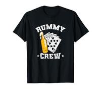 Rummy Crew Hobby Jeu de Cartes Romme Spades T-Shirt