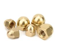 Rummyluck M14 Ecrous Borgnes Hexagonal en Laiton Écrous Capuchons (1 pcs)