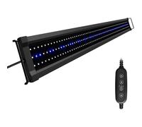 RUMOCOVO® Eclairage Aquarium, Rampe LED Étanche avec 2 Canaux Contrôleur, Lampe LED Aquarium 120-150 cm, 40 W, 3080 LM