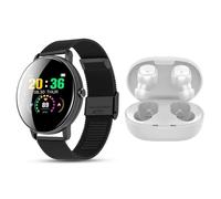 RUMOCOVO Montre Connecté pour les hommes et les femmes, étanche, de fréquence cardiaque et de pression artérielle, style 4