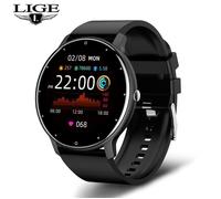 RUMOCOVO® montre connectée de Sport pour hommes écran entièrement tactile étanchéité IP67 Bluetooth R7 BW0223A