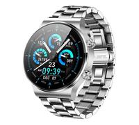 RUMOCOVO® Montre connectée GT2 Pro pour hommes, Smartwatch avec appels, Bluetooth, écran entièrement tactile,3670 - Acier argenté