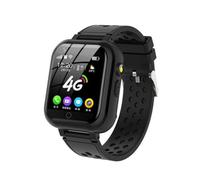 RUMOCOVO® Montre connectée T16 4G pour enfants, étanche IP67, GPS, WIFI, appel vidéo SOS, cadeaux d'anniversaire,2416 - Noir