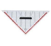 Rumold Équerre TZ et géométrique/1158 en plastique transparent 32,5 cm