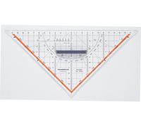 RUMOLD Triangle à dessin 1054 25cm verre acrylique transparent