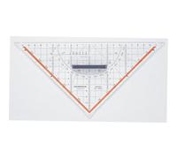 Rumold Triangle de géométrie 1054 transparent Longueur de l'hypoténuse: 25 cm