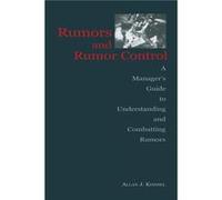 Rumors and Rumor Control - Allan J. Kimmel - Taylor amp Francis Inc - Livre en Anglais - Paperback Allan J. KimmelAllan J. Kimmel (Auteur)