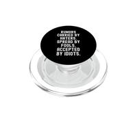 « Rumors Carried by Haters » Witty Sarcastic Hommes Femmes PopSockets PopGrip pour MagSafe