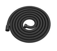 RUMOSE Tuyau de douche en acier inoxydable noir mat, 300 cm, extra long, flexible, portable, pivotant à 360 degrés, sans fuite, facile à installer, multi-usage, 1 pièce