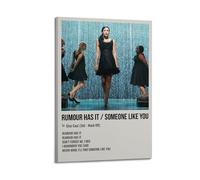 Rumour Has It Someone Like You by The Glee Cast Poster mural esthétique pour salon, chambre à coucher, 50 x 75 cm, style cadre