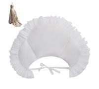 Rump Pad White Ruffled Soft Renaissance victorien PAUT RUMP AVEC TAILLE TIAT ELIZABETHAN ROCOCO PANIER PANIER POUR ROBIE DU DU XVIIIE siècle, Robes de mariée, Lolita, décorations d'Halloween