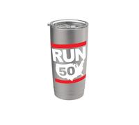 RUN 50 States Twenty 6 points 2 Inspiré des coureurs de marathon Gobelet isotherme en acier inoxydable double paroi
