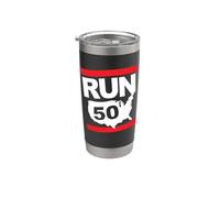 RUN 50 States Twenty 6 points 2 Inspiré des coureurs de marathon Gobelet isotherme en acier inoxydable double paroi