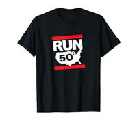 Run 50 States Twenty 6 Points 2 Inspiré des Coureurs de Marathon T-Shirt Graphique avec Valeur