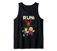 Run Deer in The Forest, Jeu Effrayant d'halloween pour Enfants, 99 Nuits Débardeur