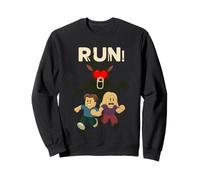 Run Deer in The Forest, Jeu Effrayant d'halloween pour Enfants, 99 Nuits Sweatshirt