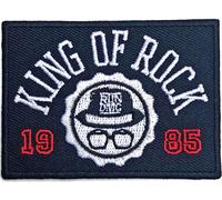 Run DMC - Ecusson à repasser "King Of Rock" - Coton RO6797 (Taille unique) (Bleu/Blanc)