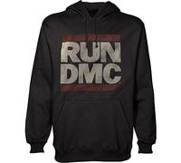 Run Dmc - Felpa # S Black Unisex # Logo