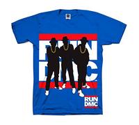 Run Dmc - T-Shirt # M Blue Unisex # Silhouette [Import]