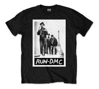 Run Dmc - T-Shirt # XXL Black Unisex # Paris Photo [Import]