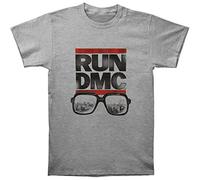 Run Dmc - T-Shirt # XXL Grey Unisex # Glasses NYC [Import]