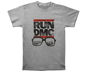 Run Dmc - T-Shirt # XXL Grey Unisex # Glasses NYC [Import]