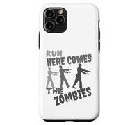 Run Here Comes The Zombies Costume de Zombie Amusant pour Halloween Coque pour iPhone 11 Pro