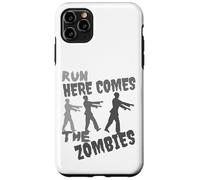 Run Here Comes The Zombies Costume de Zombie Amusant pour Halloween Coque pour iPhone 11 Pro Max