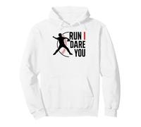 Run I Dare You Baseball Catcher Baseball Player Baseball Sweat à Capuche