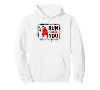 Run I Dare You Baseball Catcher Baseball Player Baseball Sweat à Capuche