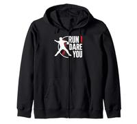 Run I Dare You Baseball Catcher Baseball Player Baseball Sweat à Capuche