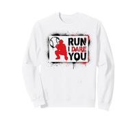 Run I Dare You Baseball Catcher Baseball Player Baseball Sweatshirt