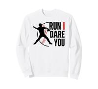 Run I Dare You Baseball Catcher Baseball Player Baseball Sweatshirt