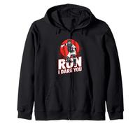 Run I Dare You Baseball Catcher Funny Baseball Catcher Quote Sweat à Capuche