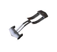 Run Ken 19mm / 20mm / 22mm En cuir véritable bande de montre lisse compatible avec Tag Heuer Homme Watch Strap de remplacement durable Noir Ligne Rouge Fille pliante(Only Silver buckle,20mm)